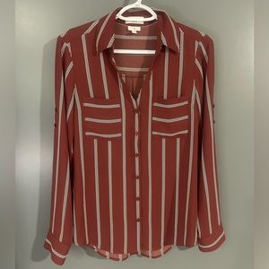 EXPRESS Portofino button up dress shirt size S